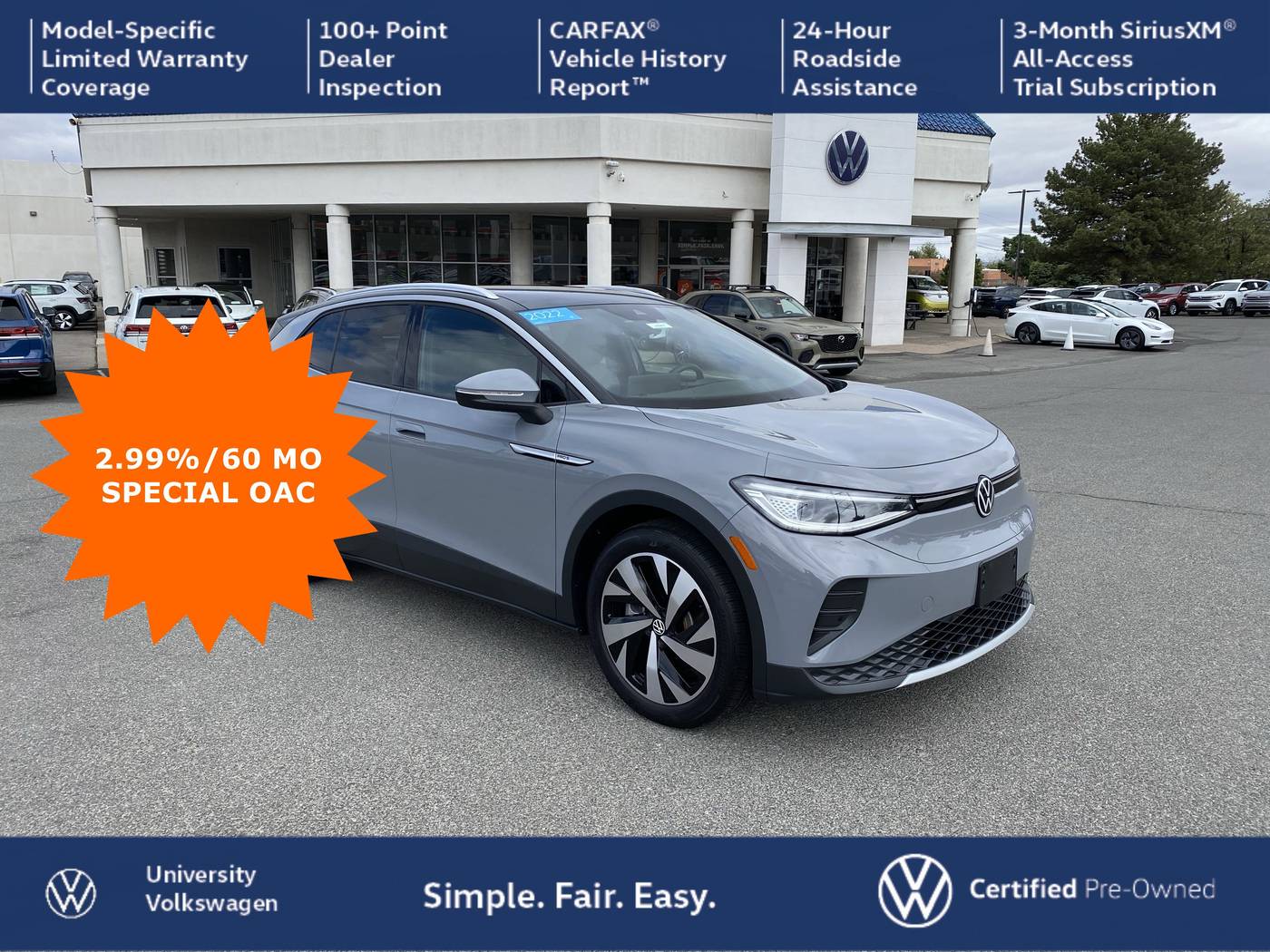 2022 Volkswagen ID.4 Pro S — SUV — 1,258 mi — Albuquerque, NM