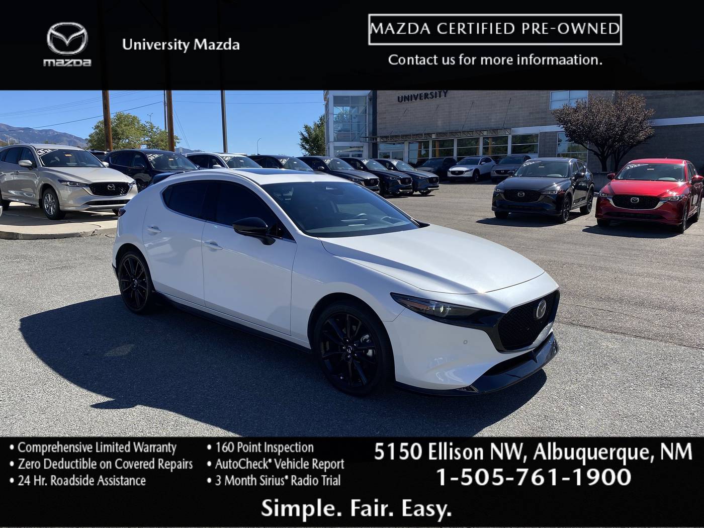 2025 Mazda Mazda3 2.5 Turbo Premium Plus — Hatchback — 1,801 mi — Albuquerque, NM