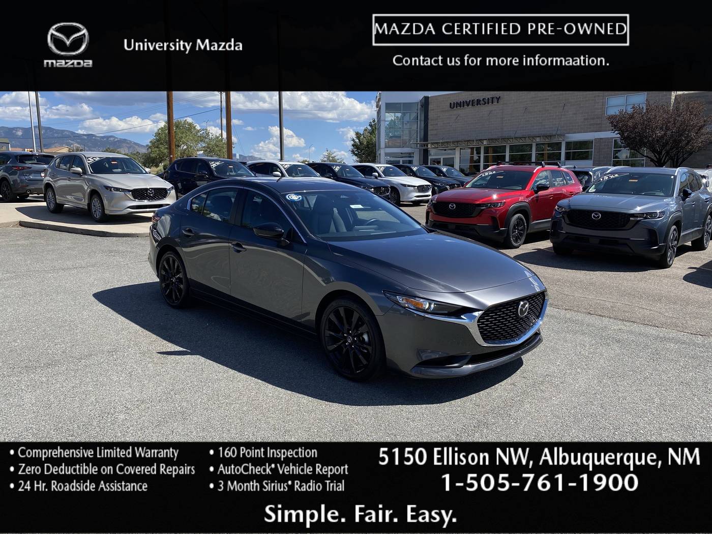 2025 Mazda Mazda3 2.5 S Select Sport — Sedan — 7,375 mi — Albuquerque, NM