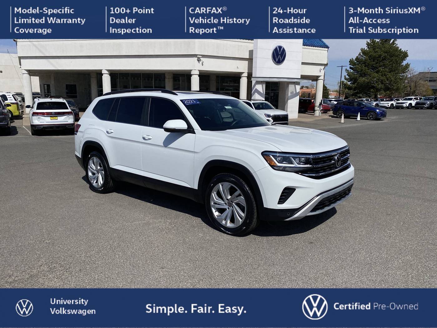 2021 Volkswagen Atlas SE with Technology — SUV — 32,704 mi — Albuquerque, NM
