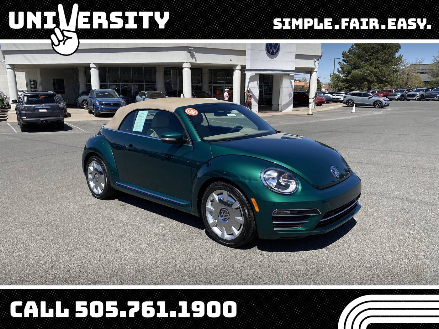 2017 Volkswagen Beetle 1.8T SEL — Convertible — 42,712 mi — Albuquerque, NM