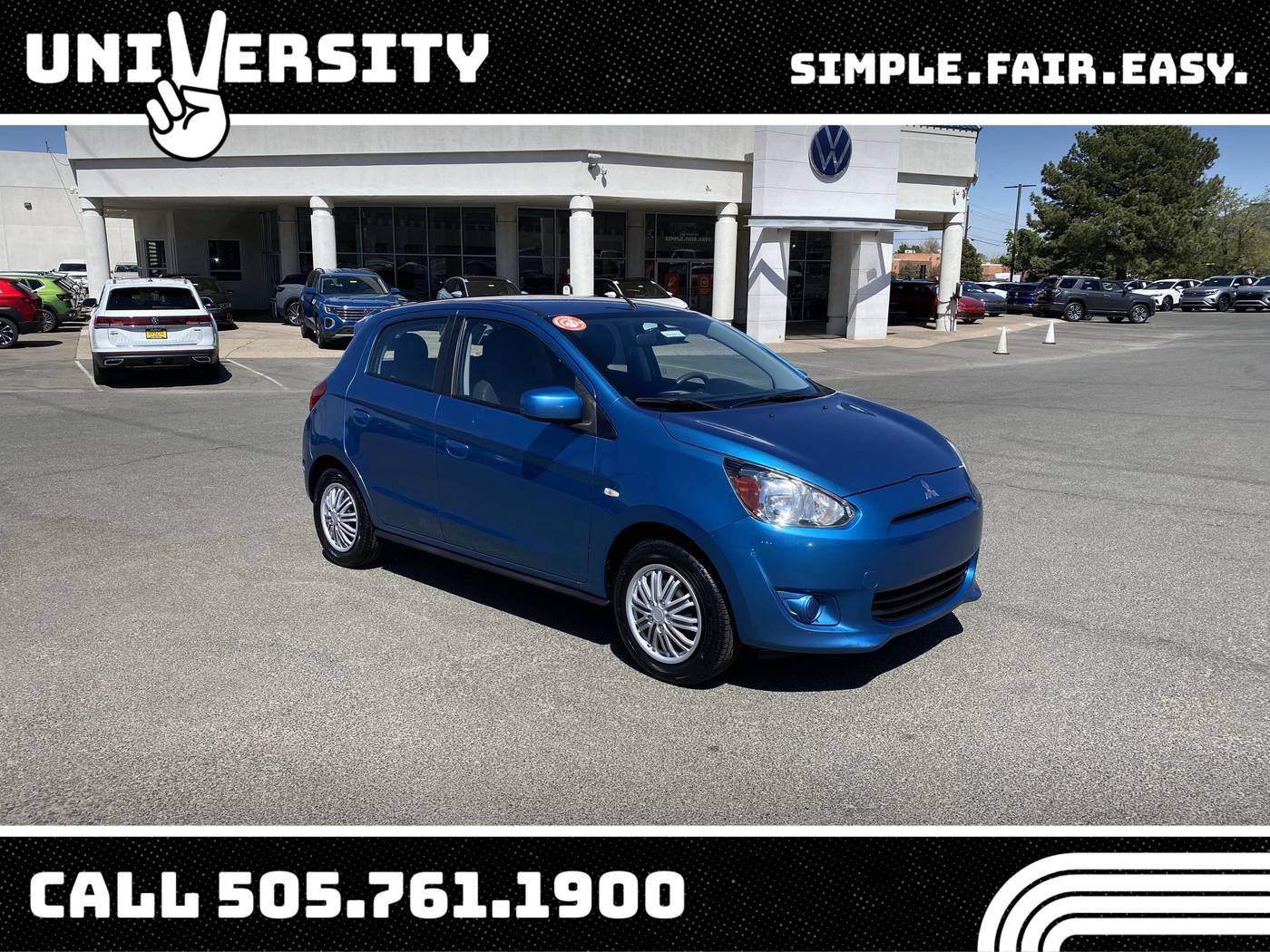 2014 Mitsubishi Mirage DE — Hatchback — 112,732 mi — Albuquerque, NM