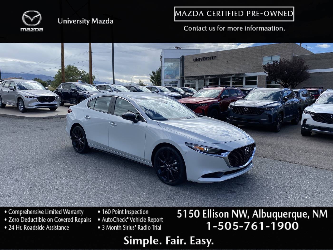2025 Mazda Mazda3 2.5 S Select Sport — Sedan — 4,080 mi — Albuquerque, NM