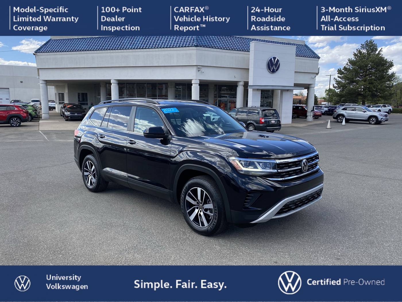 2022 Volkswagen Atlas SE — SUV — 38,432 mi — Albuquerque, NM