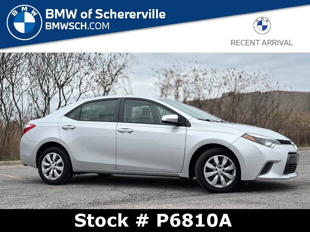 2015 Toyota Corolla LE — Sedan — 71,495 mi — Schererville, IN