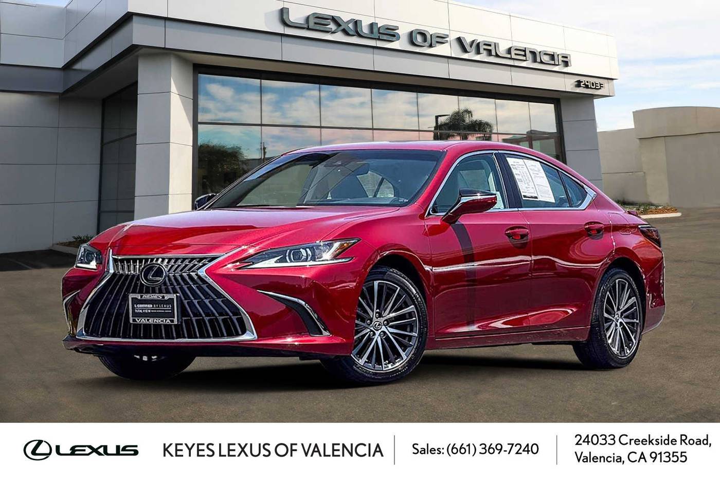 2025 Lexus ES ES 300h — Sedan — 10,873 mi — Valencia, CA