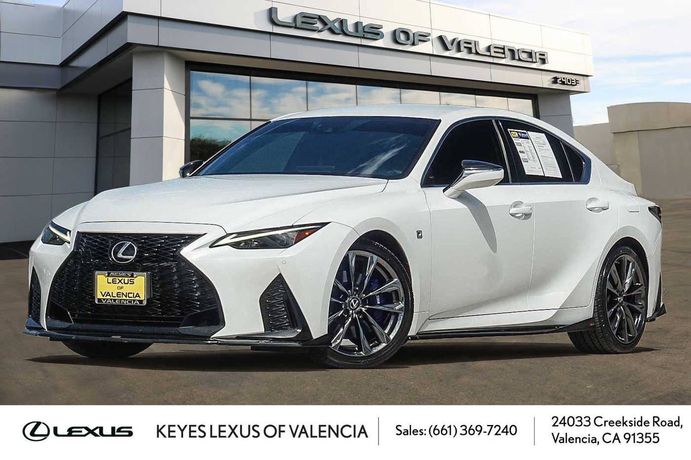 2021 Lexus IS IS 350 F SPORT — Sedan — 52,484 mi — Valencia, CA