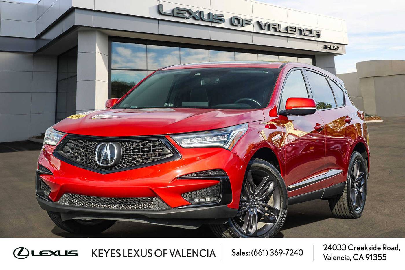 2021 Acura RDX A-Spec Package — SUV — 25,649 mi — Valencia, CA