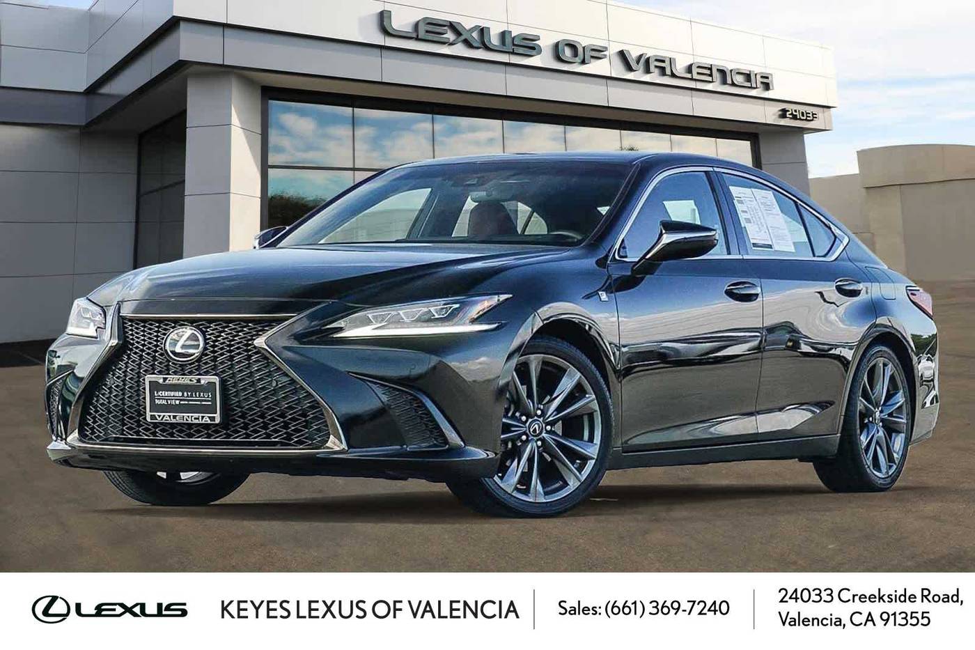 2020 Lexus ES ES 350 F Sport — Sedan — 52,521 mi — Valencia, CA