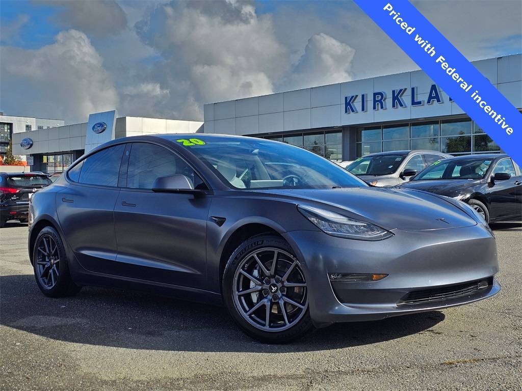 2020 Tesla Model 3 Long Range — Sedan — 52,489 mi — Kirkland, WA