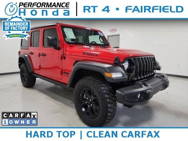 2022 Jeep Wrangler Willys Sport — SUV — 36,513 mi — Fairfield, OH