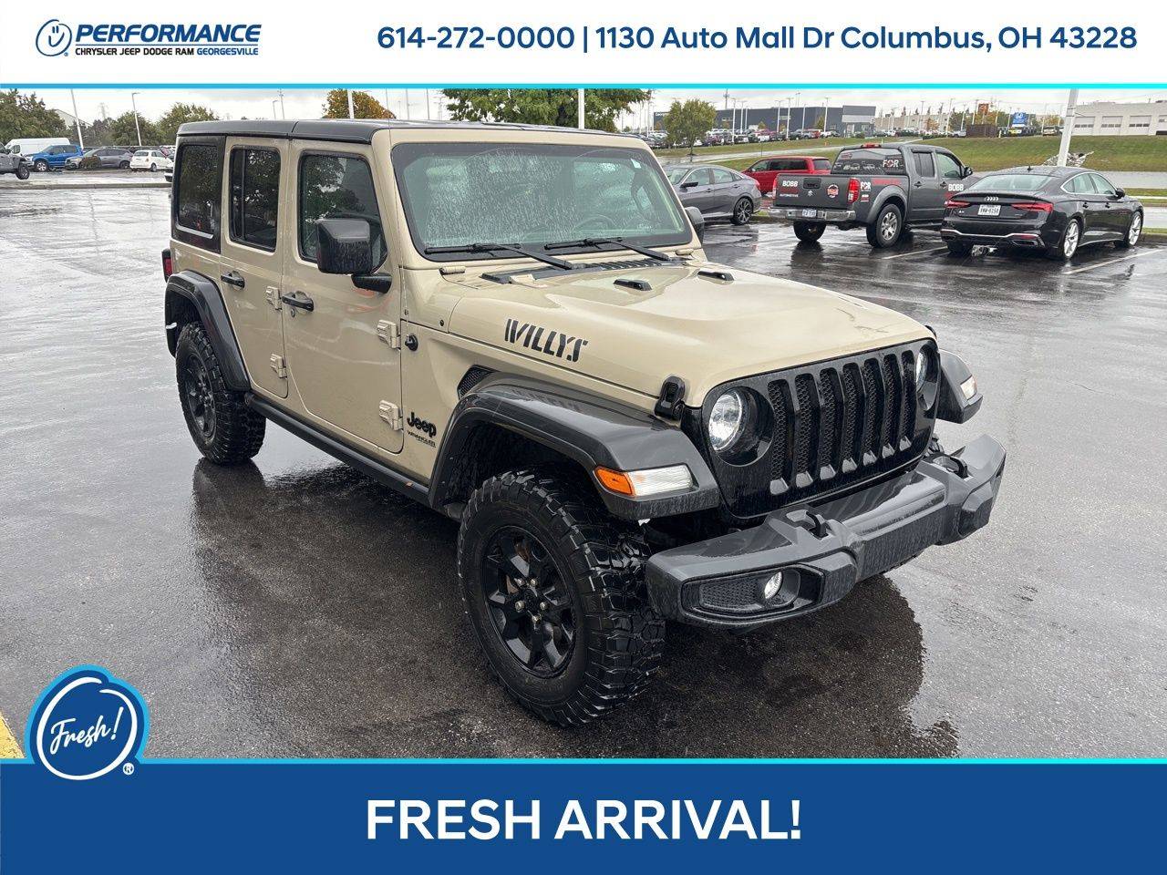 2022 Jeep Wrangler Willys Sport — SUV — 25,333 mi — Columbus, OH