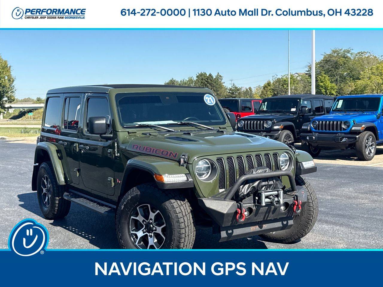 2021 Jeep Wrangler Rubicon — SUV — 58,939 mi — Columbus, OH
