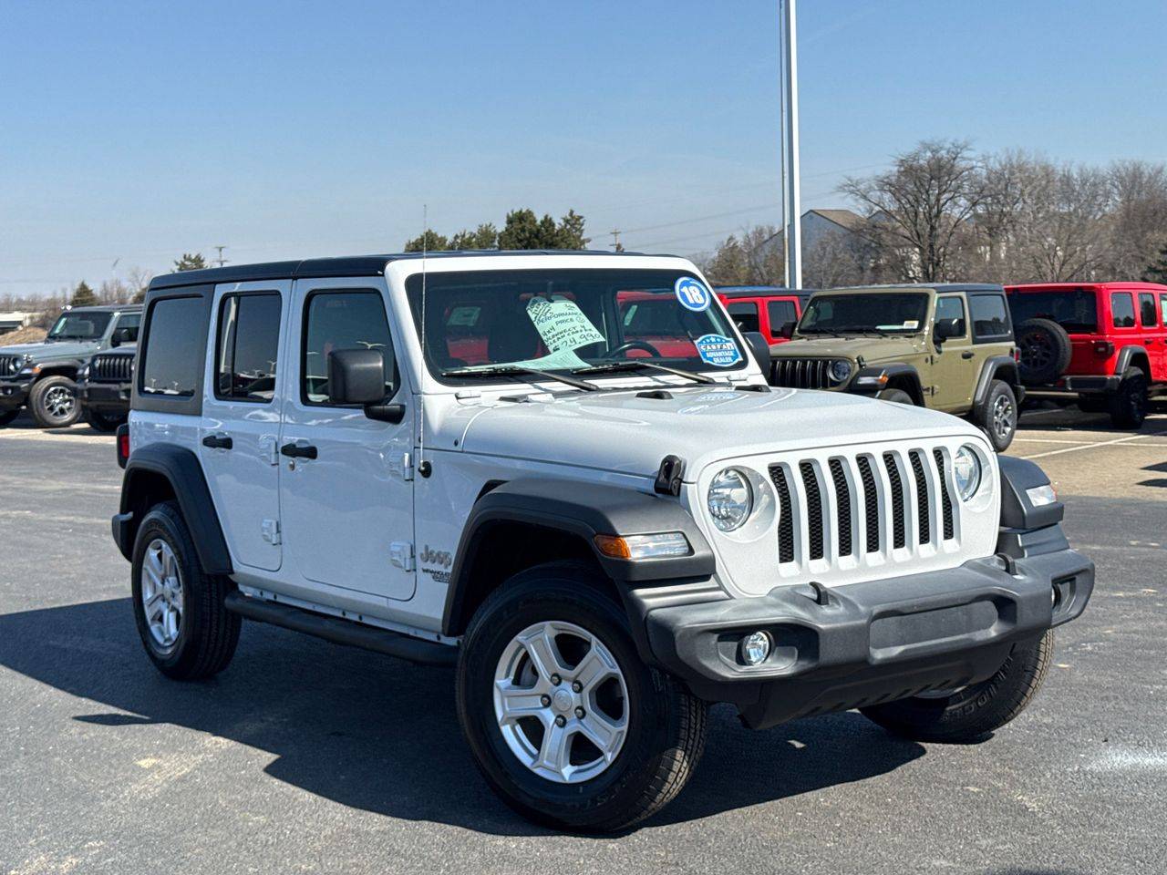 2018 Jeep Wrangler Sport S — SUV — 35,665 mi — Columbus, OH