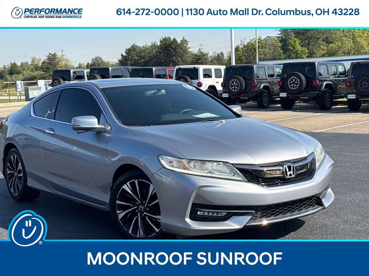 2017 Honda Accord EX — Coupe — 110,187 mi — Columbus, OH