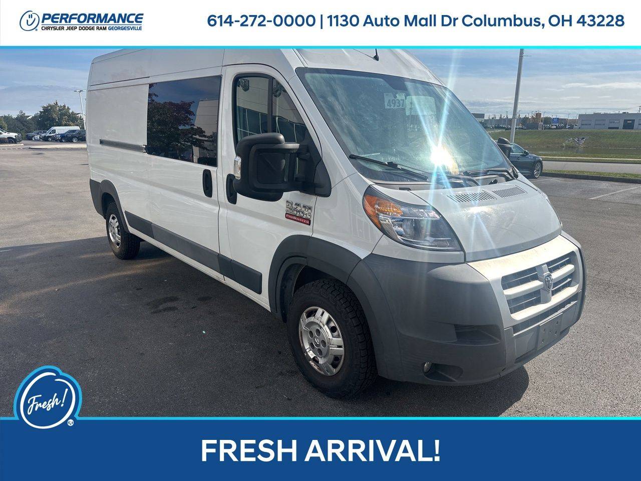 2015 Ram ProMaster Cargo Van 2500 — Cargo Van — 200,588 mi — Columbus, OH