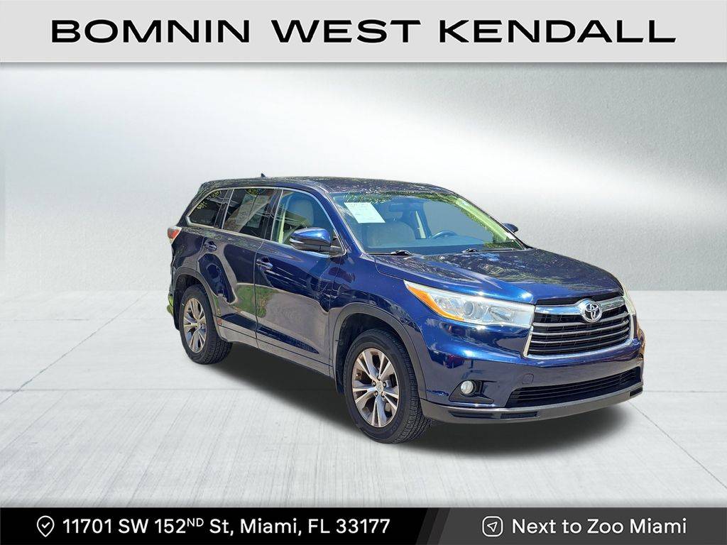 2014 Toyota Highlander LE V6 — SUV — 111,001 mi — Miami, FL