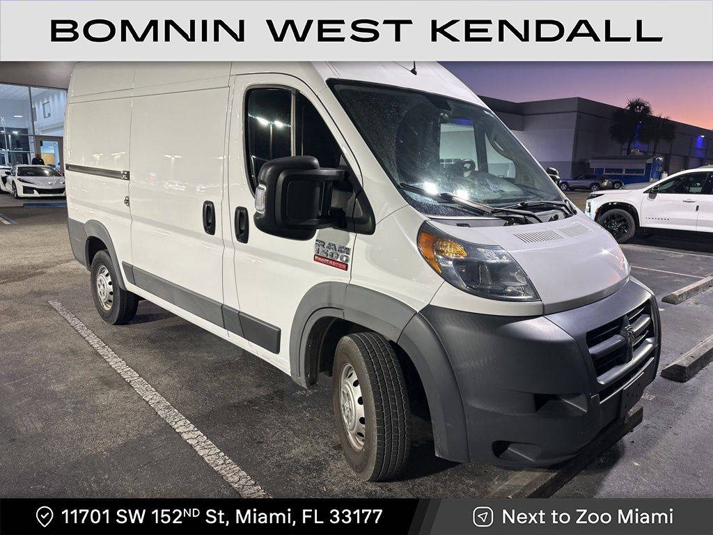 2018 Ram ProMaster Cargo Van 1500 — Cargo Van — 124,982 mi — Miami, FL