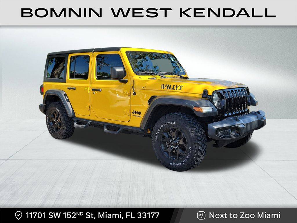 2021 Jeep Wrangler Willys — SUV — 46,110 mi — Miami, FL