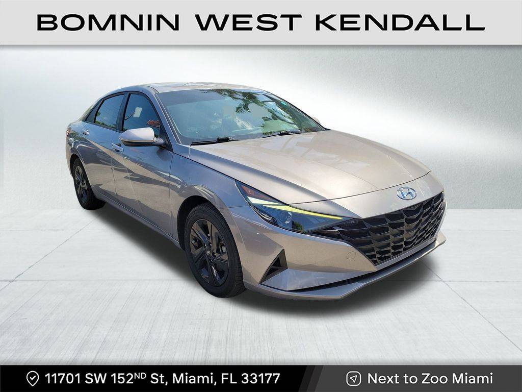 2023 Hyundai Elantra Hybrid Blue — Sedan — 84,115 mi — Miami, FL