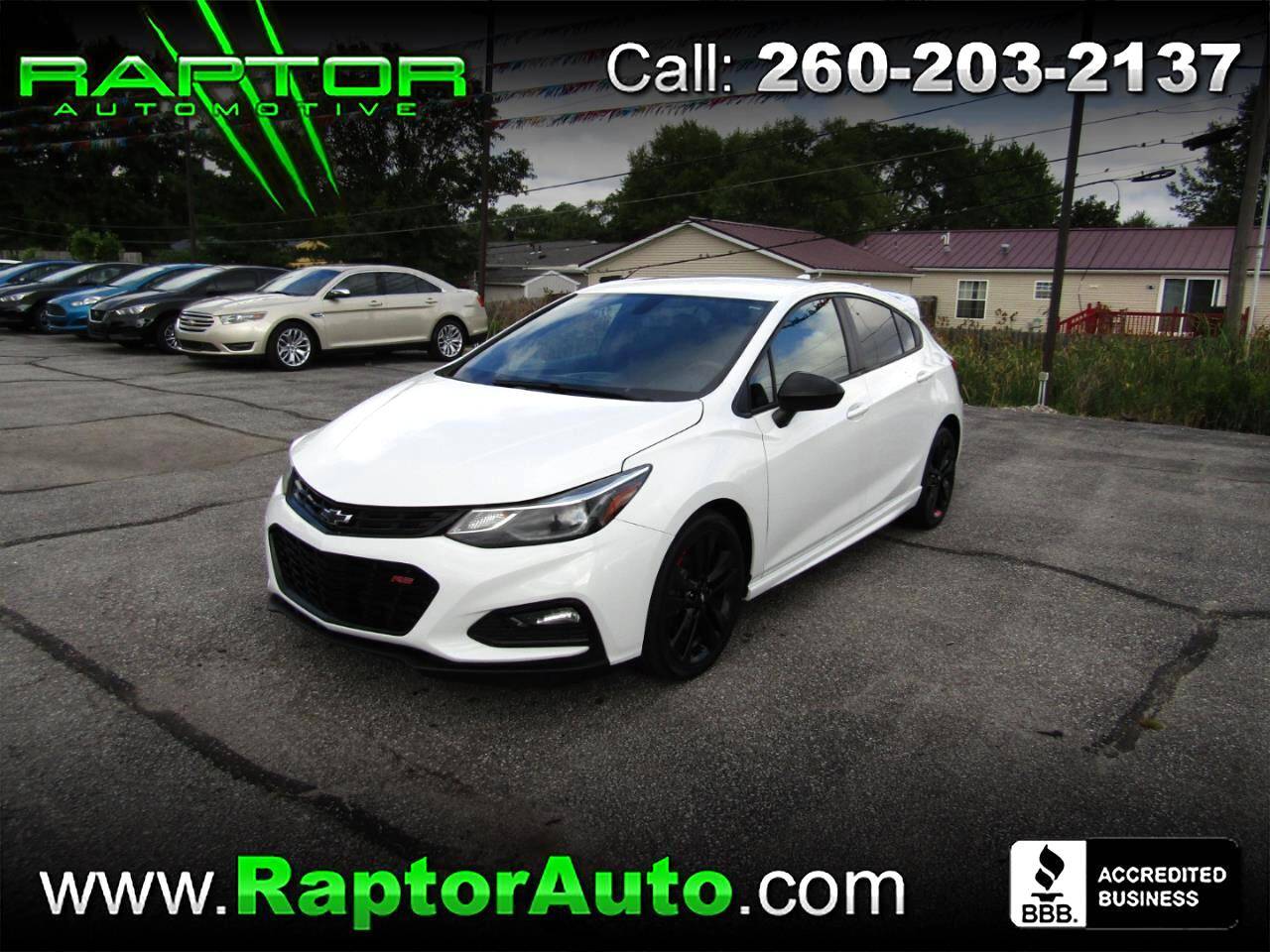 2018 Chevrolet Cruze LT — Hatchback — 109,535 mi — Fort Wayne, IN