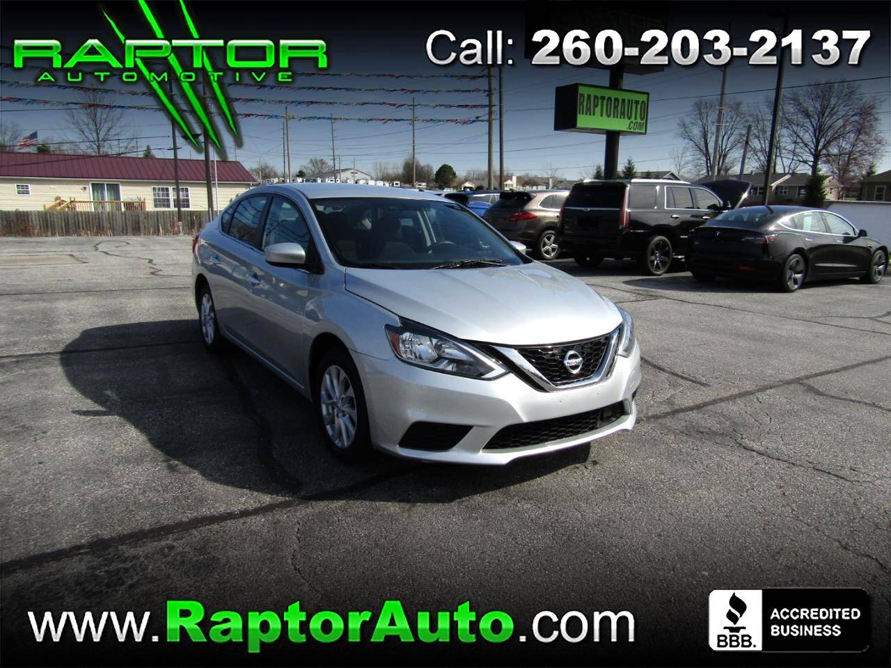 2019 Nissan Sentra SV — Sedan — 68,871 mi — Fort Wayne, IN