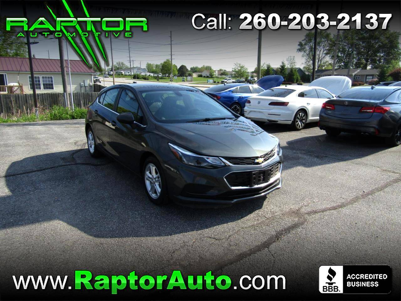 2018 Chevrolet Cruze LT — Hatchback — 92,911 mi — Fort Wayne, IN