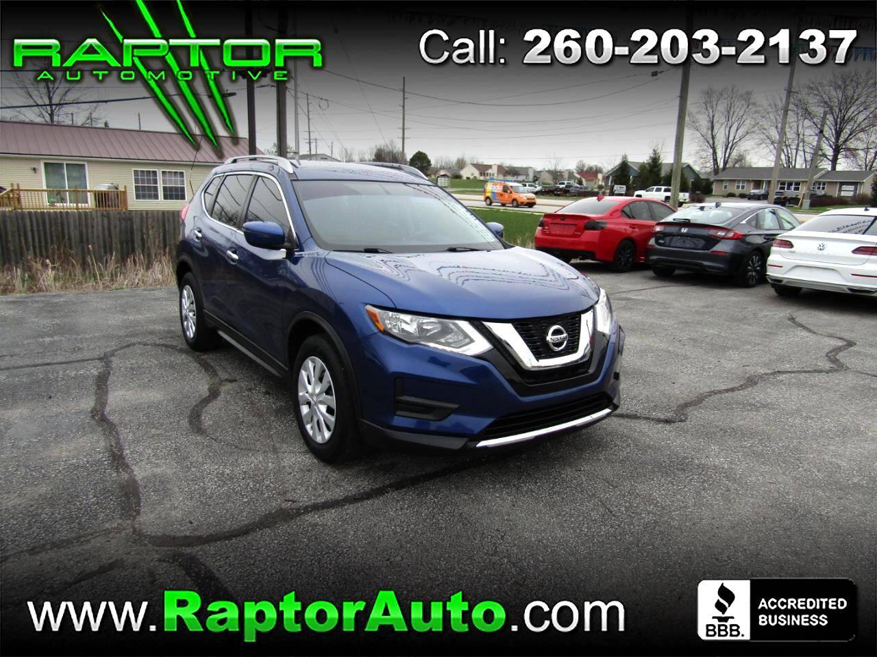 2017 Nissan Rogue S — SUV — 71,940 mi — Fort Wayne, IN