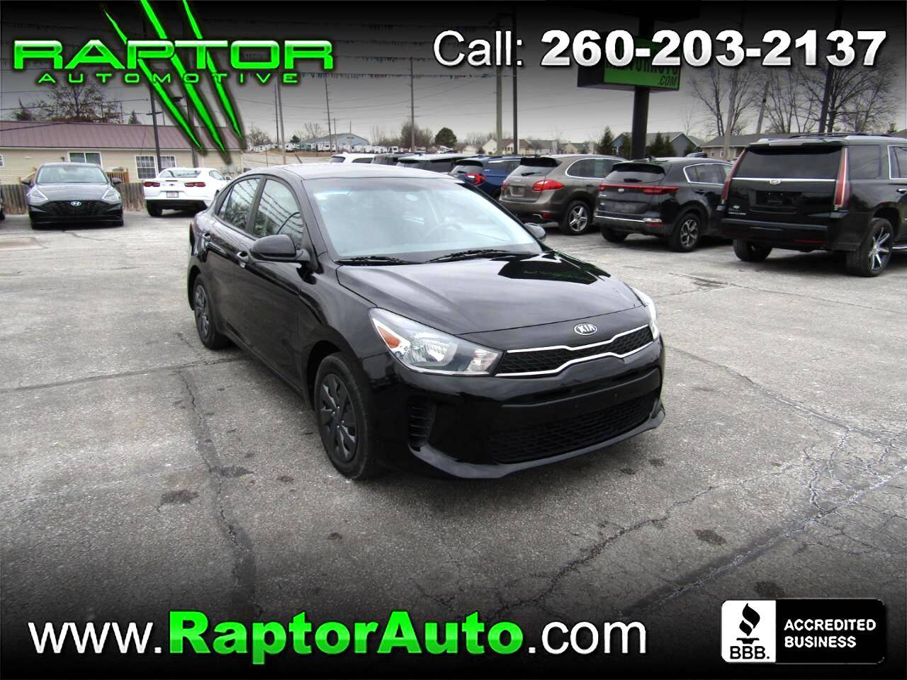 2020 Kia Rio S — Sedan — 70,471 mi — Fort Wayne, IN