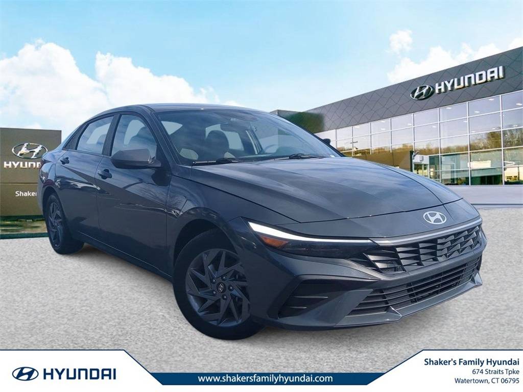 2024 Hyundai Elantra Hybrid Blue — Sedan — 7,173 mi — Watertown, CT