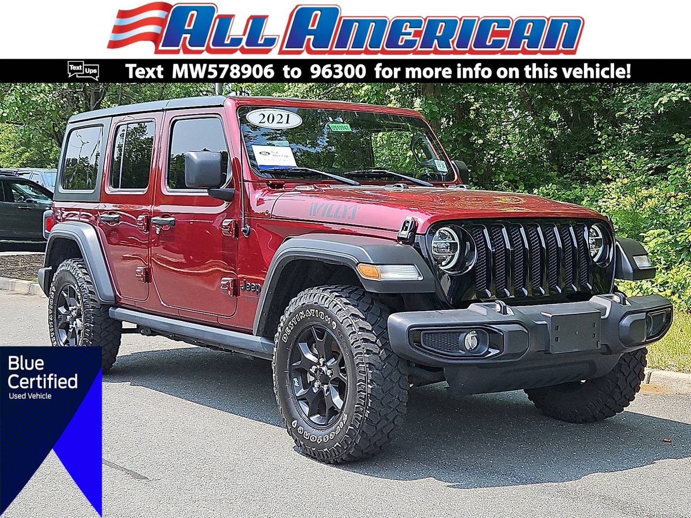 2021 Jeep Wrangler Willys — SUV — 34,290 mi — Old Bridge, NJ