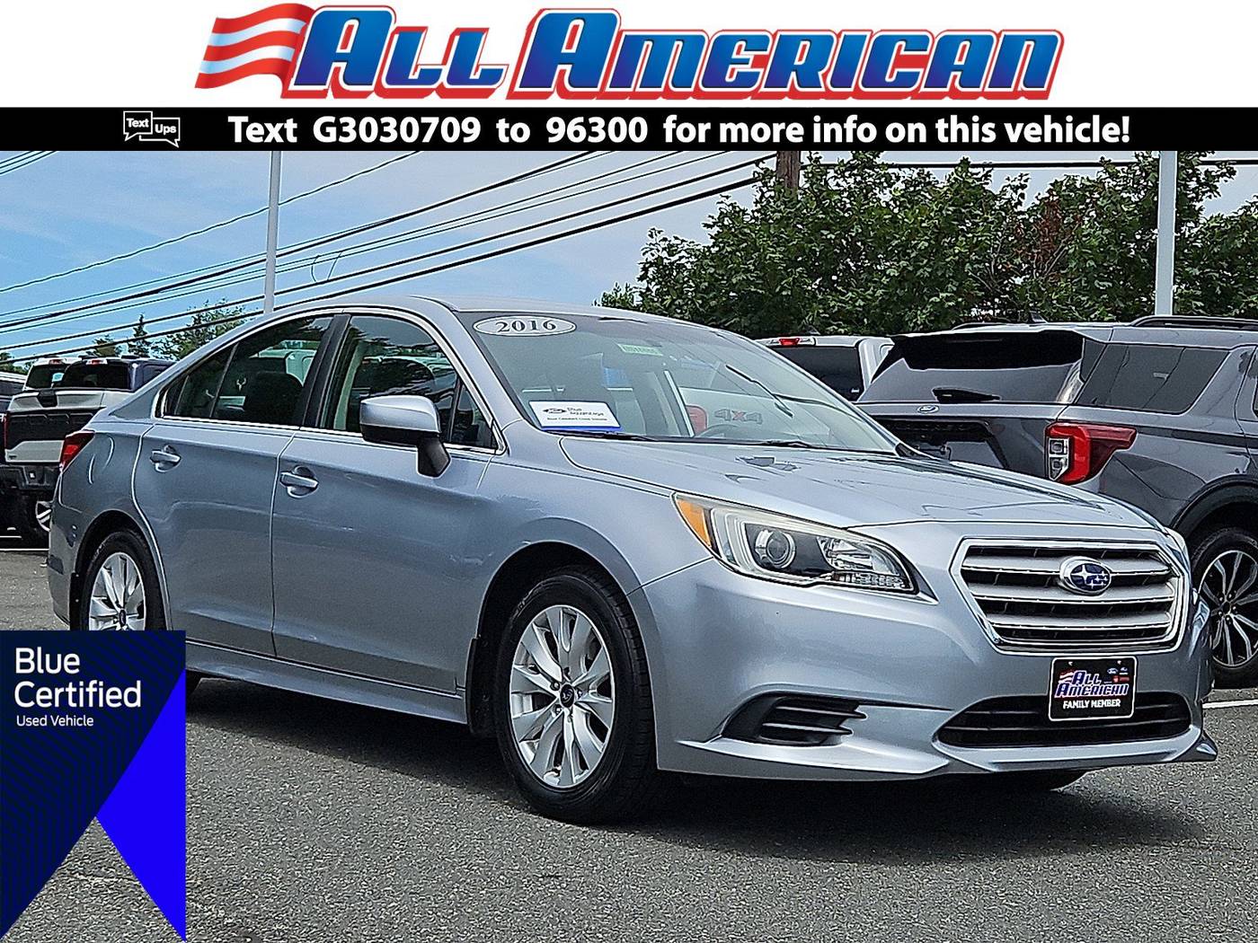 2016 Subaru Legacy 2.5i Premium — Sedan — 61,259 mi — Old Bridge, NJ