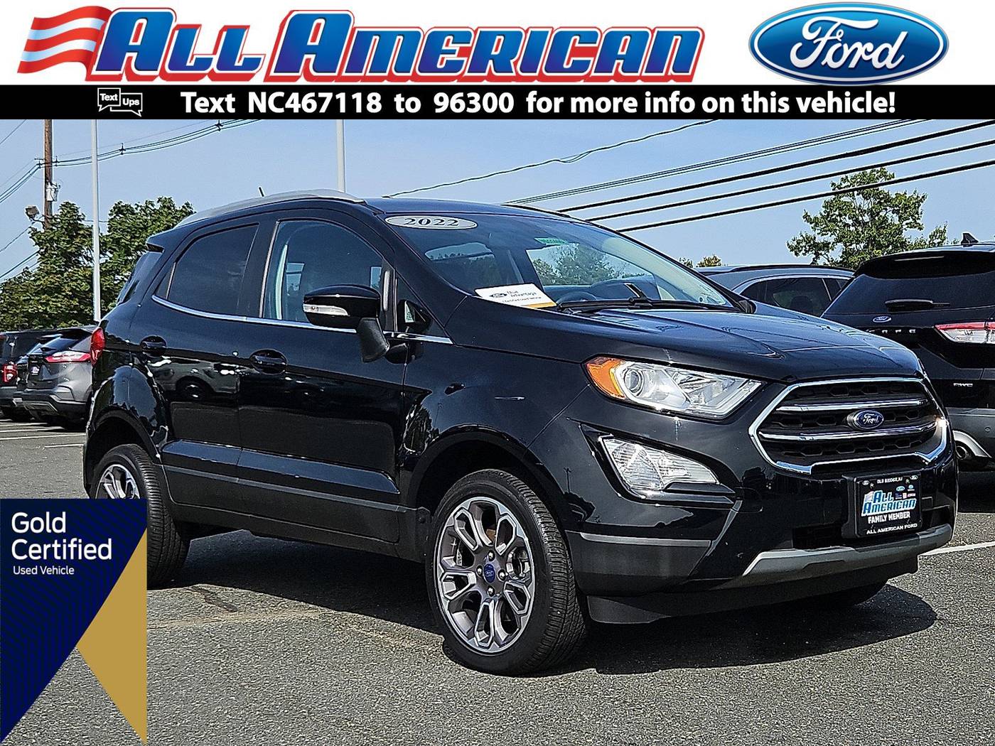 2022 Ford EcoSport Titanium — SUV — 13,990 mi — Old Bridge, NJ
