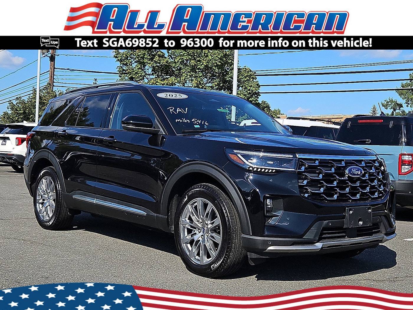 2025 Ford Explorer Platinum — SUV — 5,200 mi — Old Bridge, NJ