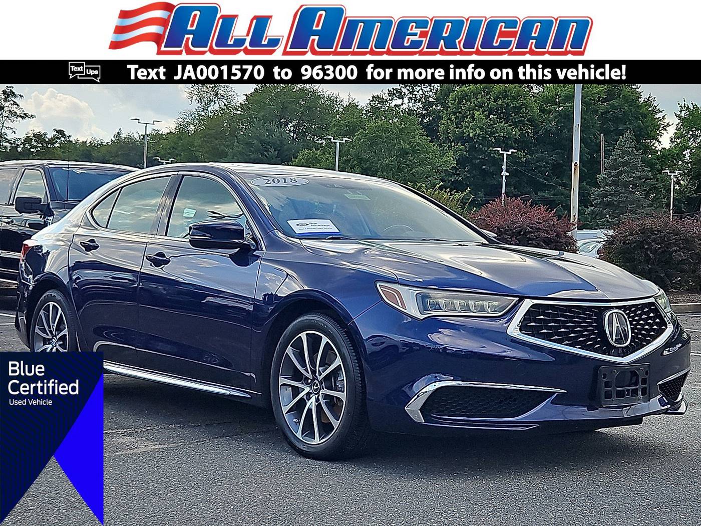 2018 Acura TLX Technology Package — Sedan — 73,943 mi — Old Bridge, NJ