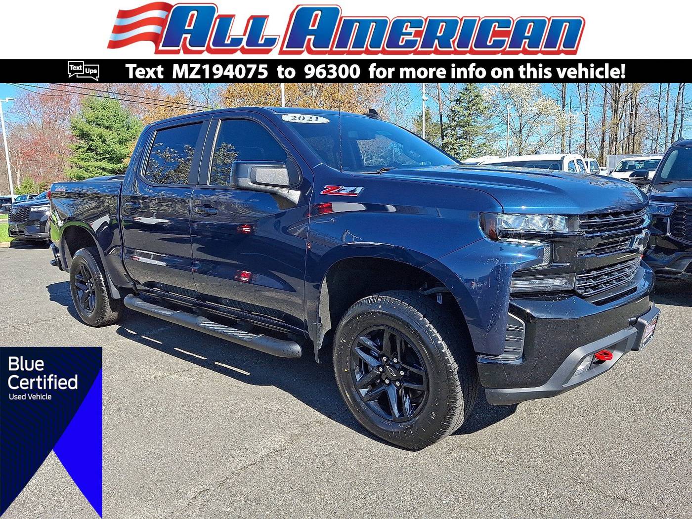 2021 Chevrolet Silverado 1500 LT Trail Boss — Pickup Truck — 72,361 mi — Old Bridge, NJ