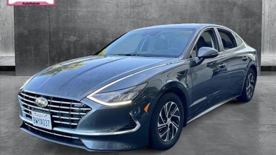 2021 Hyundai Sonata Hybrid Blue — Sedan — 31,710 mi — Cerritos, CA
