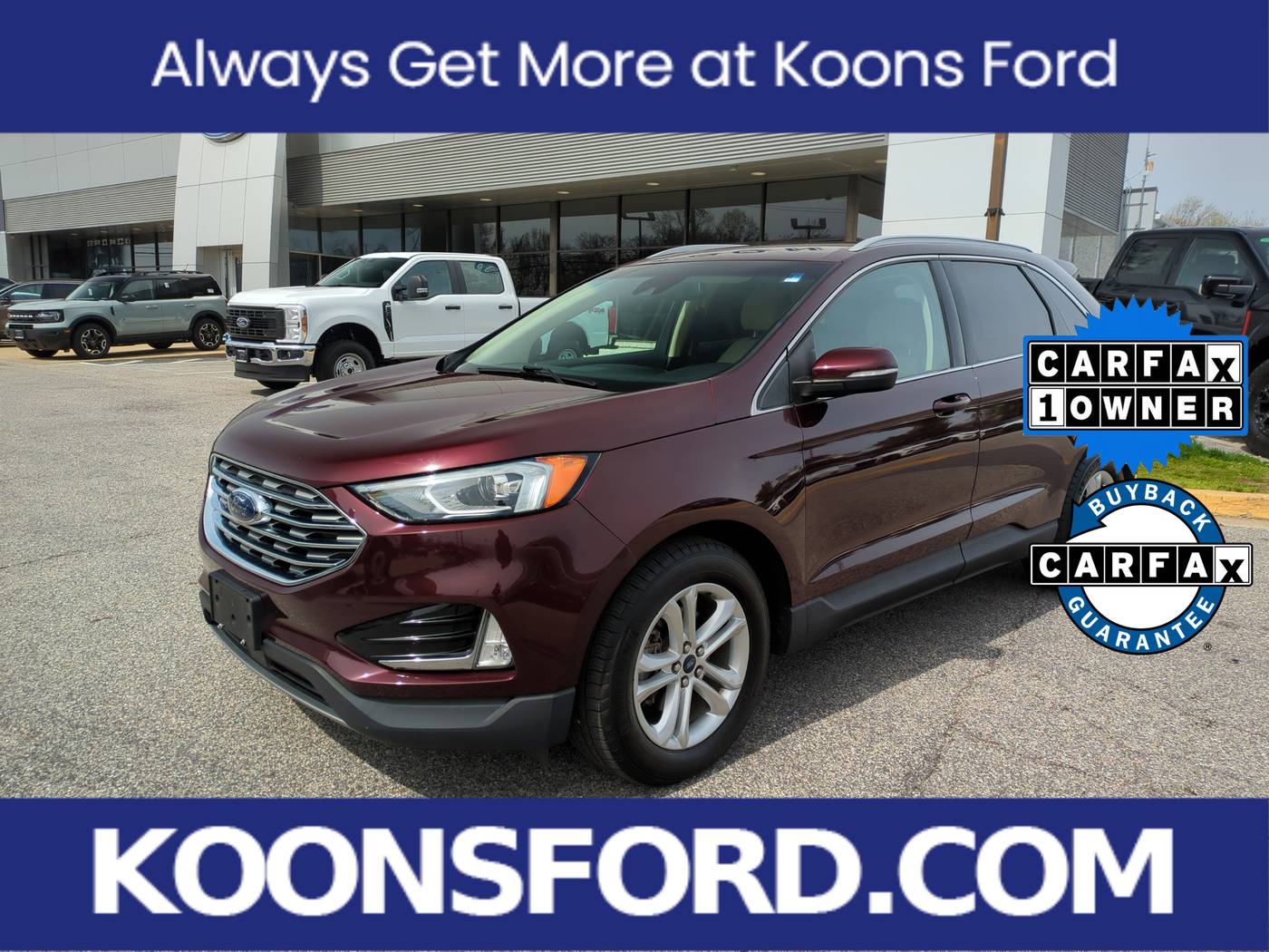 2019 Ford Edge SEL — SUV — 65,378 mi — Annapolis, MD