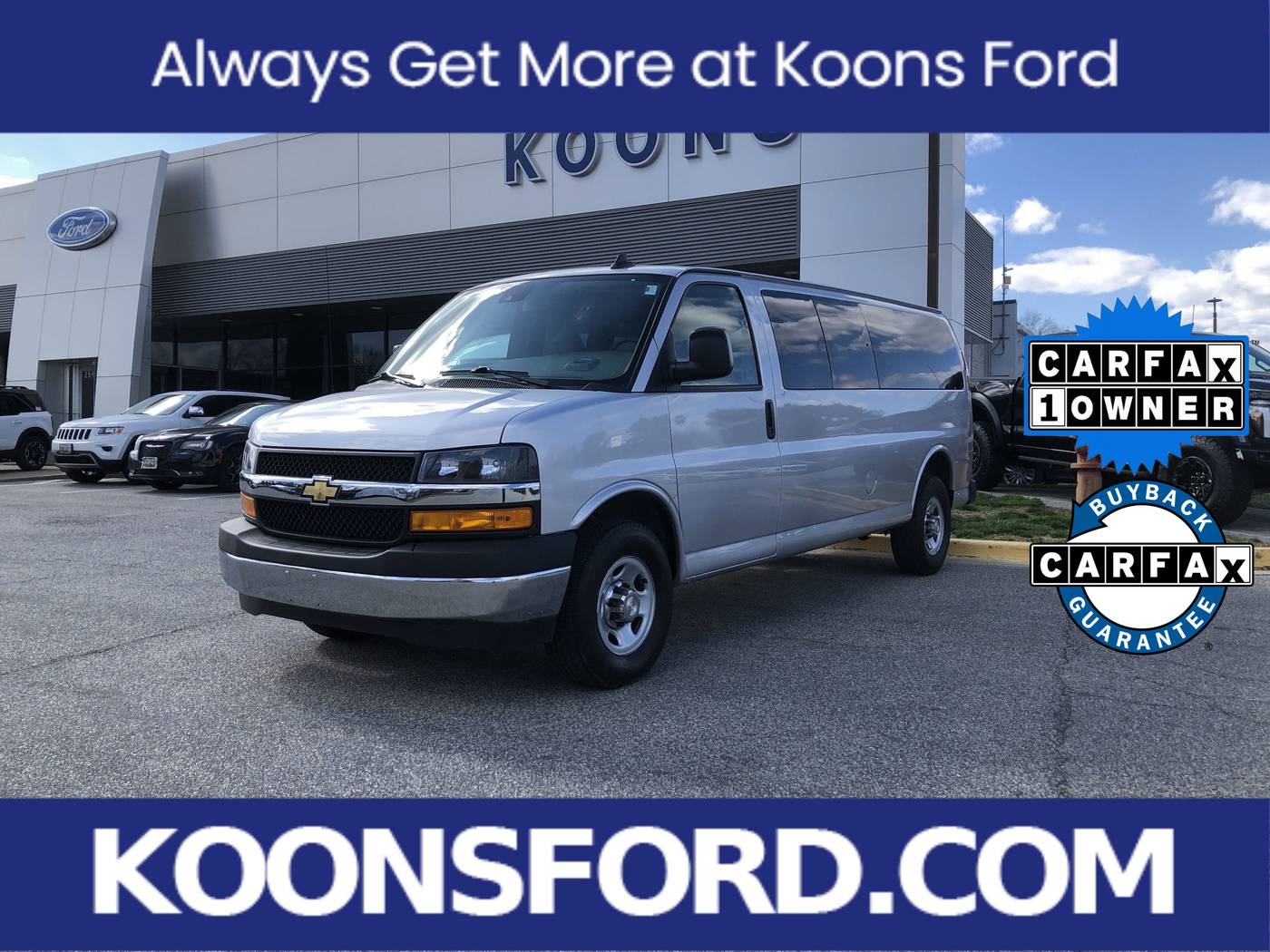 2019 Chevrolet Express Passenger LT — Passenger Van — 3,561 mi — Annapolis, MD