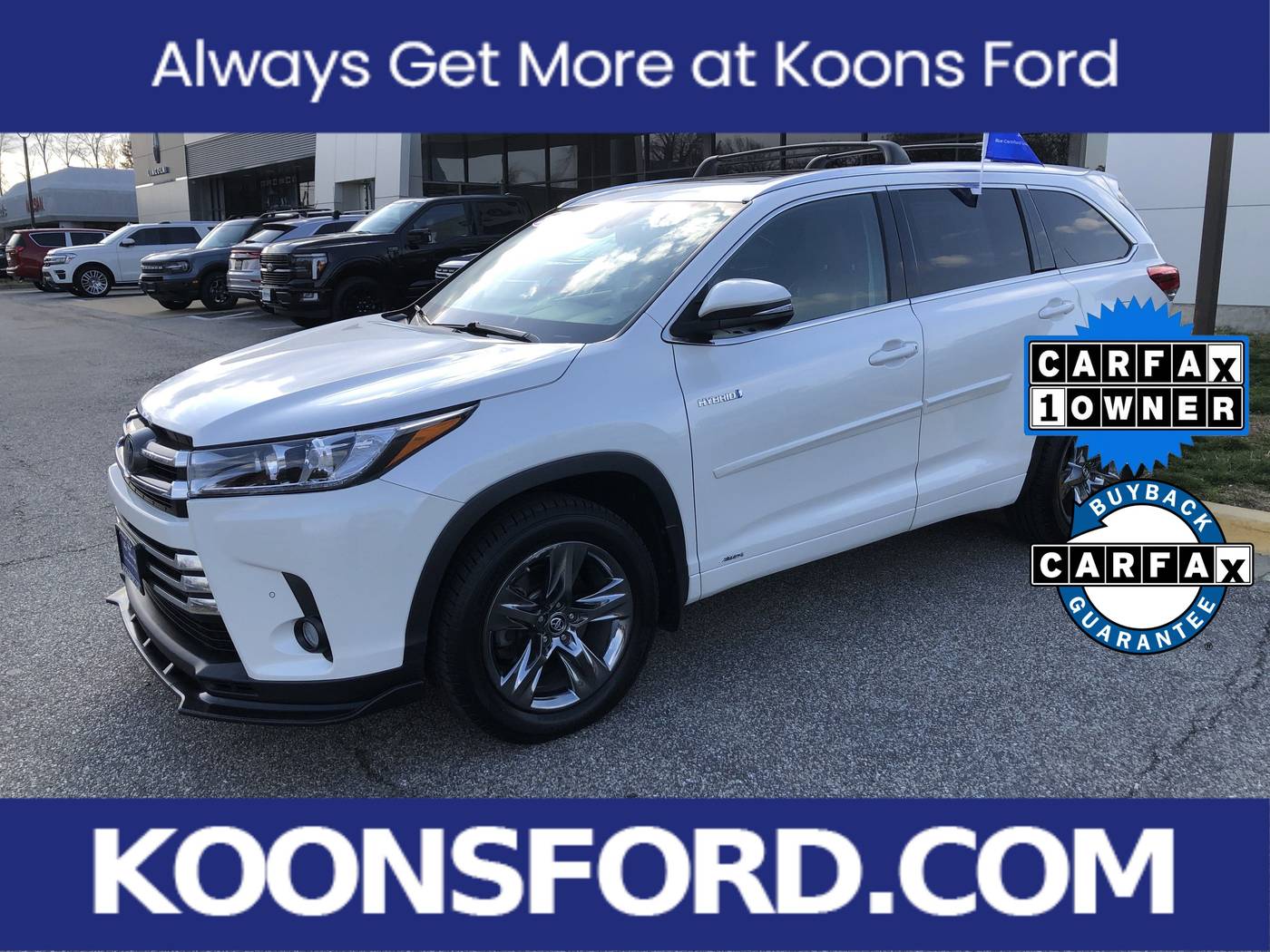 2018 Toyota Highlander Hybrid Limited Platinum — SUV — 83,246 mi — Annapolis, MD