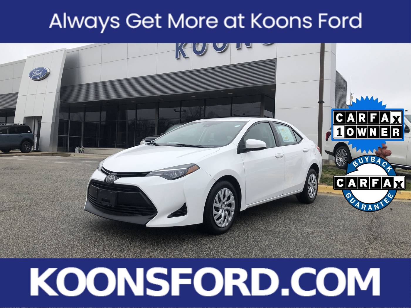 2018 Toyota Corolla LE — Sedan — 79,929 mi — Annapolis, MD