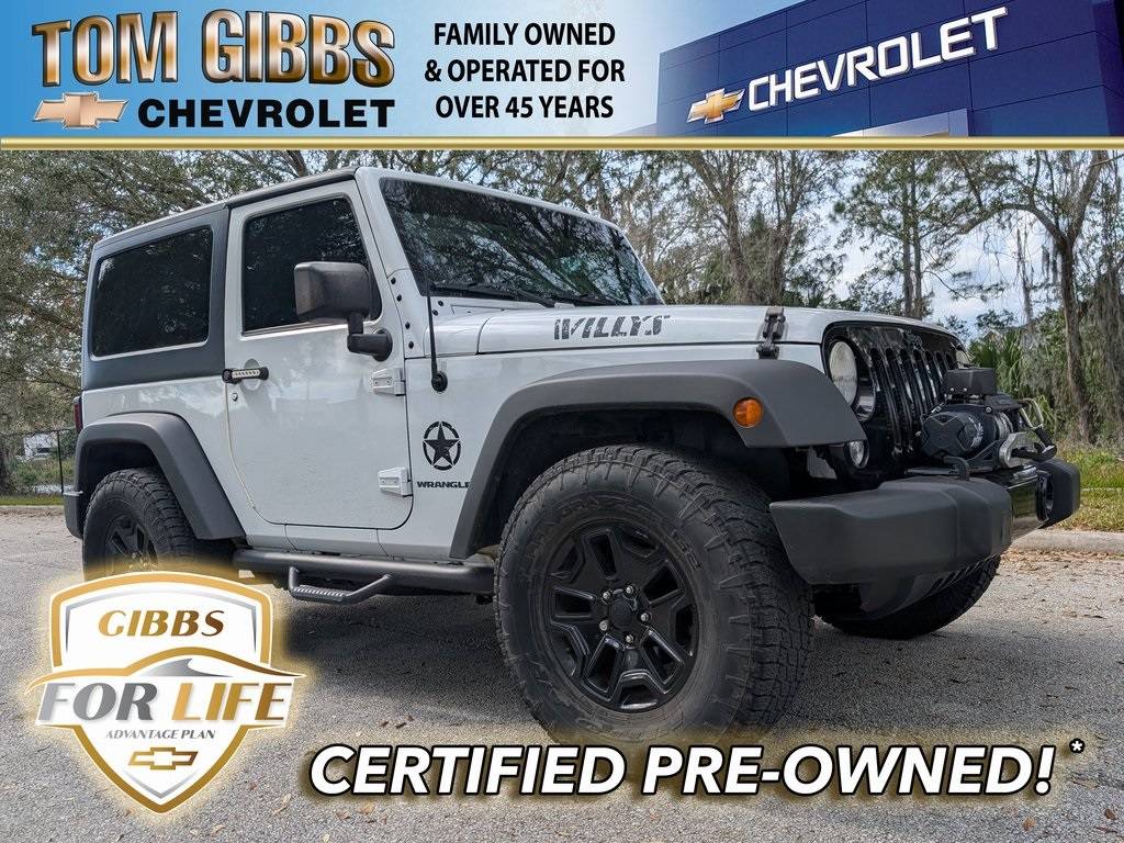 2016 Jeep Wrangler Willys Wheeler — SUV — 54,204 mi — Palm Coast, FL