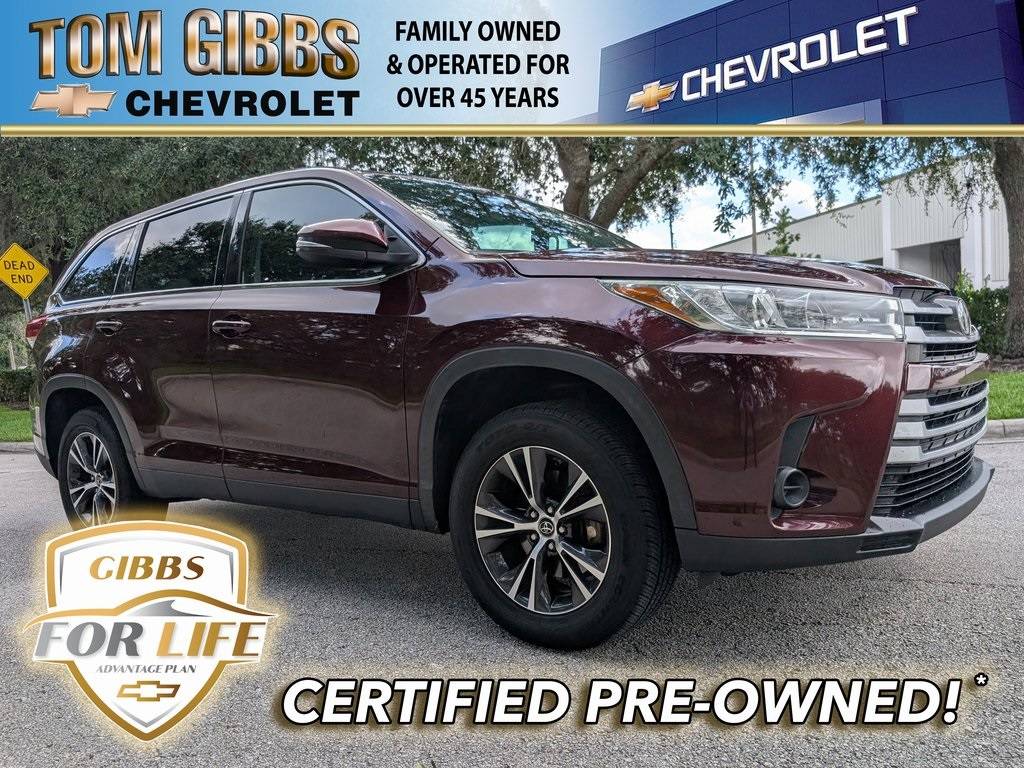 2019 Toyota Highlander LE V6 — SUV — 98,359 mi — Palm Coast, FL