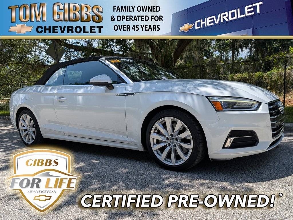 2018 Audi A5 Premium — Convertible — 72,486 mi — Palm Coast, FL
