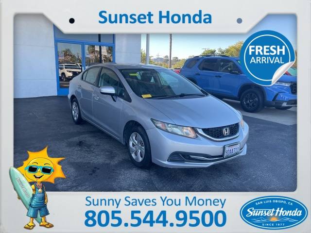 2015 Honda Civic LX — Sedan — 62,590 mi — San Luis Obispo, CA