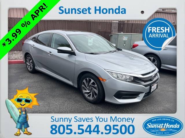 2016 Honda Civic EX — Sedan — 95,324 mi — San Luis Obispo, CA