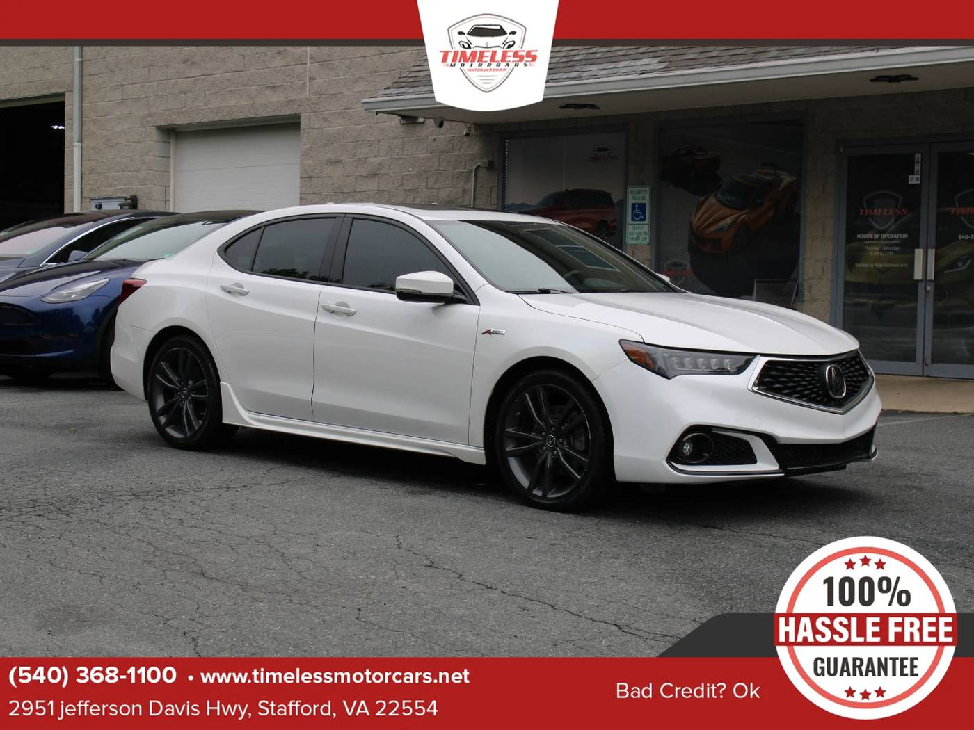 2019 Acura TLX A-Spec with Technology Package — Sedan — 85,281 mi — Stafford, VA
