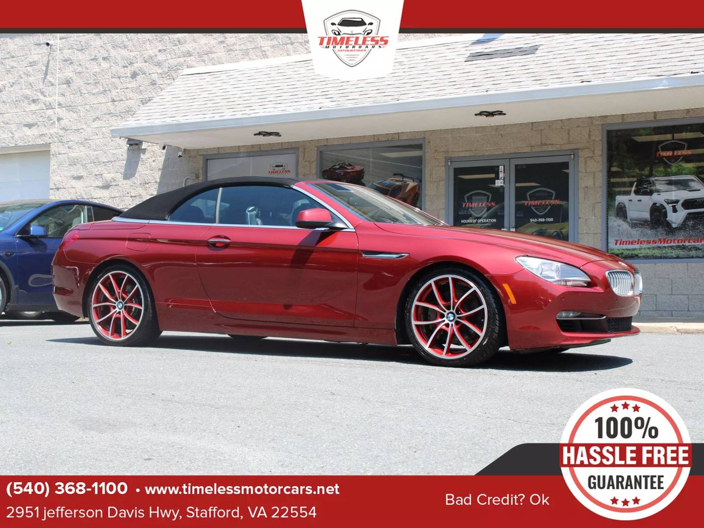 2012 BMW 6 Series 650i — Convertible — 49,560 mi — Stafford, VA