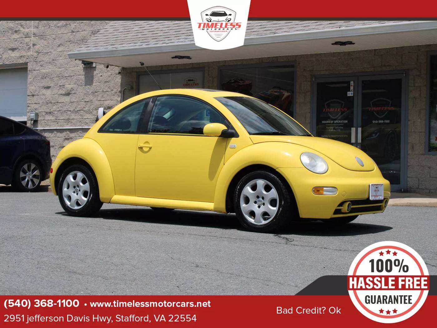 2002 Volkswagen New Beetle GLS — Hatchback — 49,776 mi — Stafford, VA