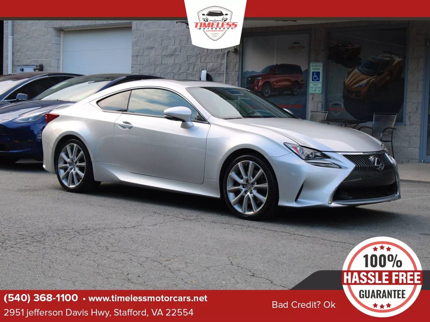 2015 Lexus RC RC 350 — Coupe — 59,903 mi — Stafford, VA